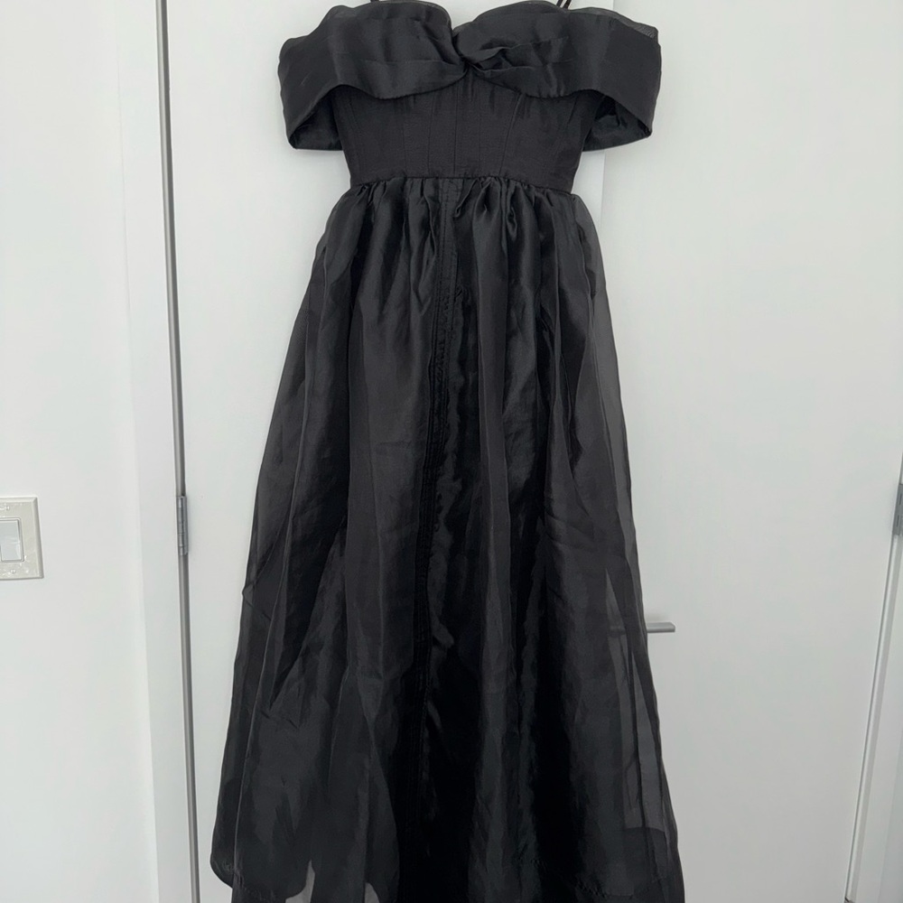 AJE Off-Shoulder Black Dress - Picture 5 of 12